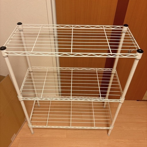 幅60cm スチールラック2段
