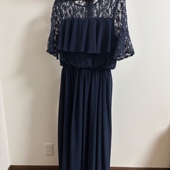 パーティードレス DRESS＋ ロング丈 紺