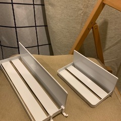 山崎実業 tower マグネットバスルームラック  ホワイト2個...