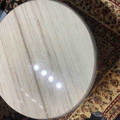 天然大理石　円形　ローテーブル