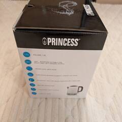【未使用】PRINCESS プリンセス  電気ケトル Kettle Stainless Steel Deluxe ホワイト 236000WHの画像