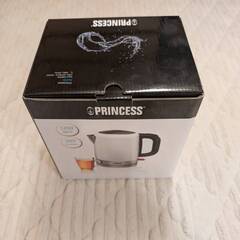 【未使用】PRINCESS プリンセス  電気ケトル Kettle Stainless Steel Deluxe ホワイト 236000WHの画像