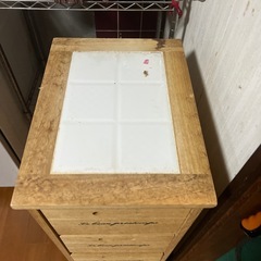 キャスター付き　キッチン収納　の画像