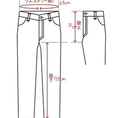 GU ブラウンベロアパンツ　Mサイズの画像