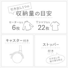 キャスター付き押入れ収納ケースの画像