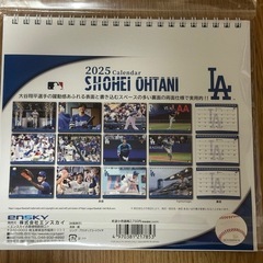 ドジャース 大谷翔平 卓上カレンダー 野球の画像