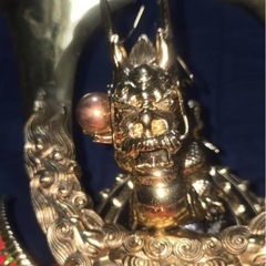 高岡銅器 特選 牡丹獅子星兜 五月人形 子供の日 初節句 兜 出世兜の画像