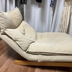 【ジャンク】引き取り限定　無印良品　ハイバックリクライニングチェア