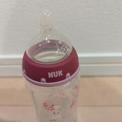 【未使用に近い】　ドイツ製NUK哺乳瓶ピンクバード300mlの画像
