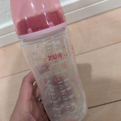 【未使用に近い】　ドイツ製NUK哺乳瓶ピンクバード300mlの画像