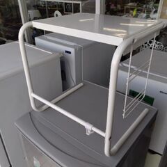 展示引き上げ品　伸縮式　電子レンジ ラック　冷蔵庫 ラック　オーブンレンジ トースター　家電ボードの画像