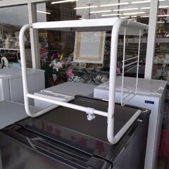 展示引き上げ品　伸縮式　電子レンジ ラック　冷蔵庫 ラック　オーブンレンジ トースター　家電ボードの画像