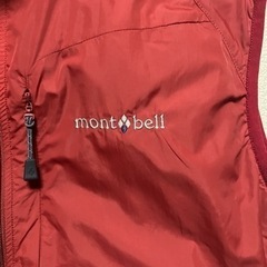 【決まりました】お値下げ中！mont-bell (美品)ベスト ナイロン ジップアップの画像