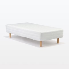 無印良品　脚付マットレス　セミダブル ポケットコイル　洗えるカバー　　　の画像
