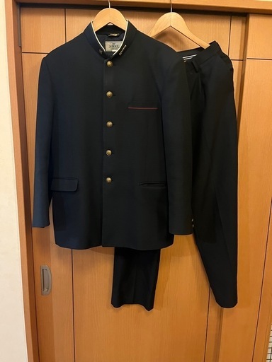 誠之館男子服サイズ180冬服上下  夏用ズボン  夏用シャツ二枚
