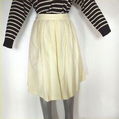 (直接手渡し)【激安】テチチ エステルスラブスカート キナリ M