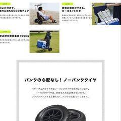 バギーチェア　トロリーチェア　折りたたみ　キャリーカートの画像