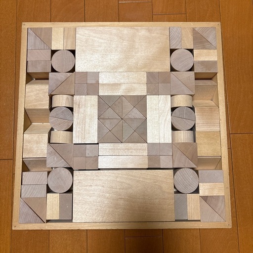 発送可●WAKU BLOCK 45 木製 積み木 童具館カタログ付 ワクブロック