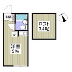 初期費用5万円パック⭐️敷・礼・仲0円⭐️フリーレント1ヶ月！⭐...