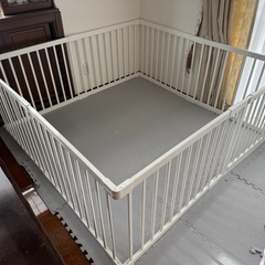 タンスのゲン ベビーサークル ホワイトの画像
