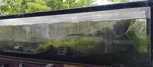 オーダーメイド品‼️アングル鉄ふち製1600水槽‼️