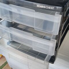 三段収納ケースの画像