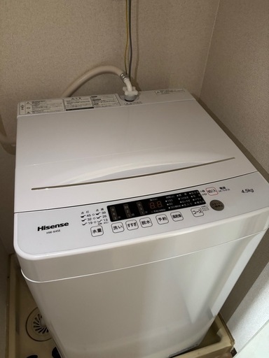 洗濯機　問合せ多数一旦受付とめます
