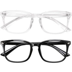 ❣️2本セット❣️ブルーライトカットメガネ PCメガネ 男女兼用