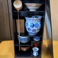 茶道セットと茶碗