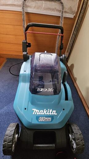 2回使用 マキタ充電式芝刈機 mlm382 18V+18V=36V