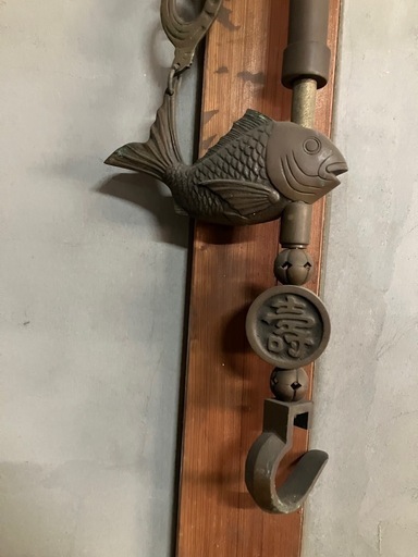 真鍮 囲炉裏火 自在鉤