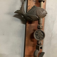 真鍮 囲炉裏火 自在鉤　