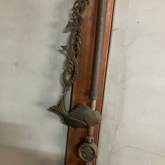 真鍮 囲炉裏火 自在鉤　の画像