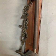 真鍮 囲炉裏火 自在鉤　の画像