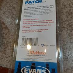 EVANS　バスドラムPATCHの画像