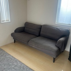ソファ　IKEA グレー