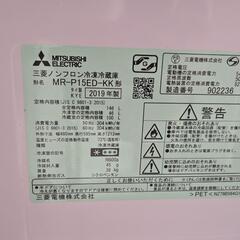 冷蔵庫 (MR-P15ED-KiK)の画像