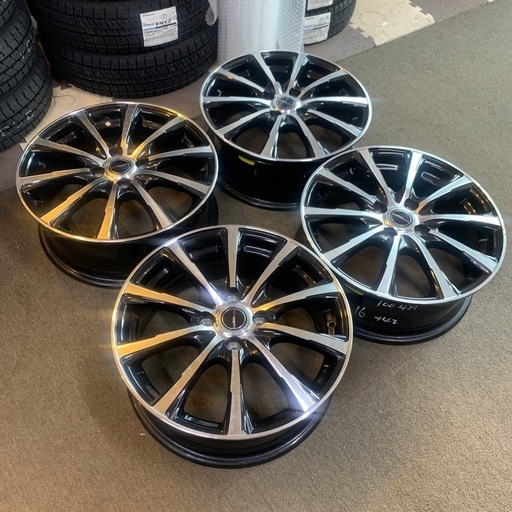 ６.０Ｊー１６　インセット＋４２　ＰＣＤ１００　４穴　４本セット