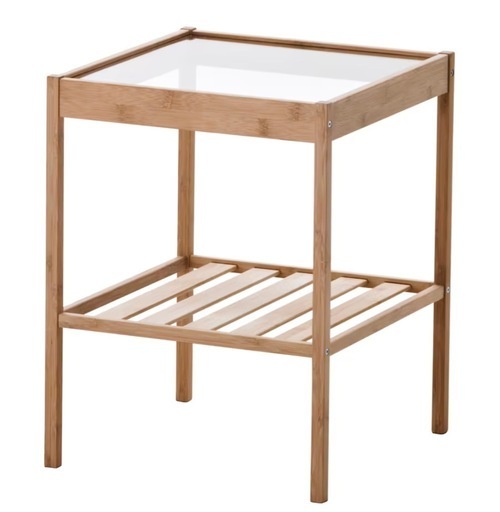 IKEA サイドテーブル　ガラス