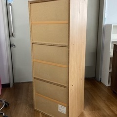 3段カラーBOX【町田市再生家具】0319の画像