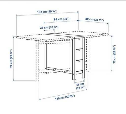 IKEA
折り畳みテーブル