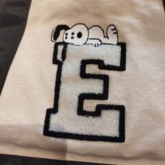 SNOOPY バッグ E イニシャルの画像