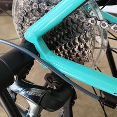 ★商談中★　BIANCHI INTENSO　ビアンキ　 インテンソ　ティアグラ10S　アクセサリー多数　人気のチェレステ　アルミロードバイクの画像