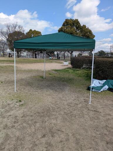 【未使用】3×3メートル　タープテント
