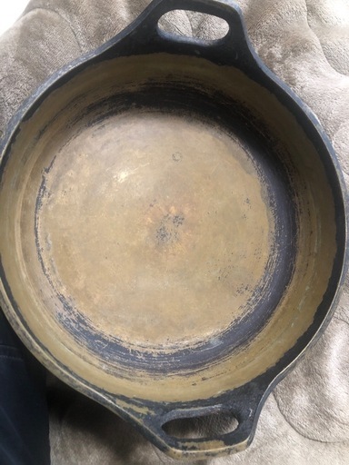 砲金・鋳造　高級天ぷら鍋　　　26cm×6cm