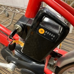 特価品 LELJ01 2018年3月購入 動作品 電動自転車 パナソニック Panasonic バッテリーセル搭載  電動アシスト自転車 MKY536B02 店舗受渡し 赤