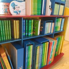 Disney 絵本ラック*英語学習教材セット