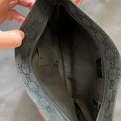 【バッグ】GUCCI グッチ GGキャンバス ショルダーバッグ ブラックの画像