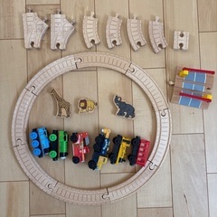 トーマス　木製レールセットの画像