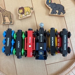 トーマス　木製レールセットの画像